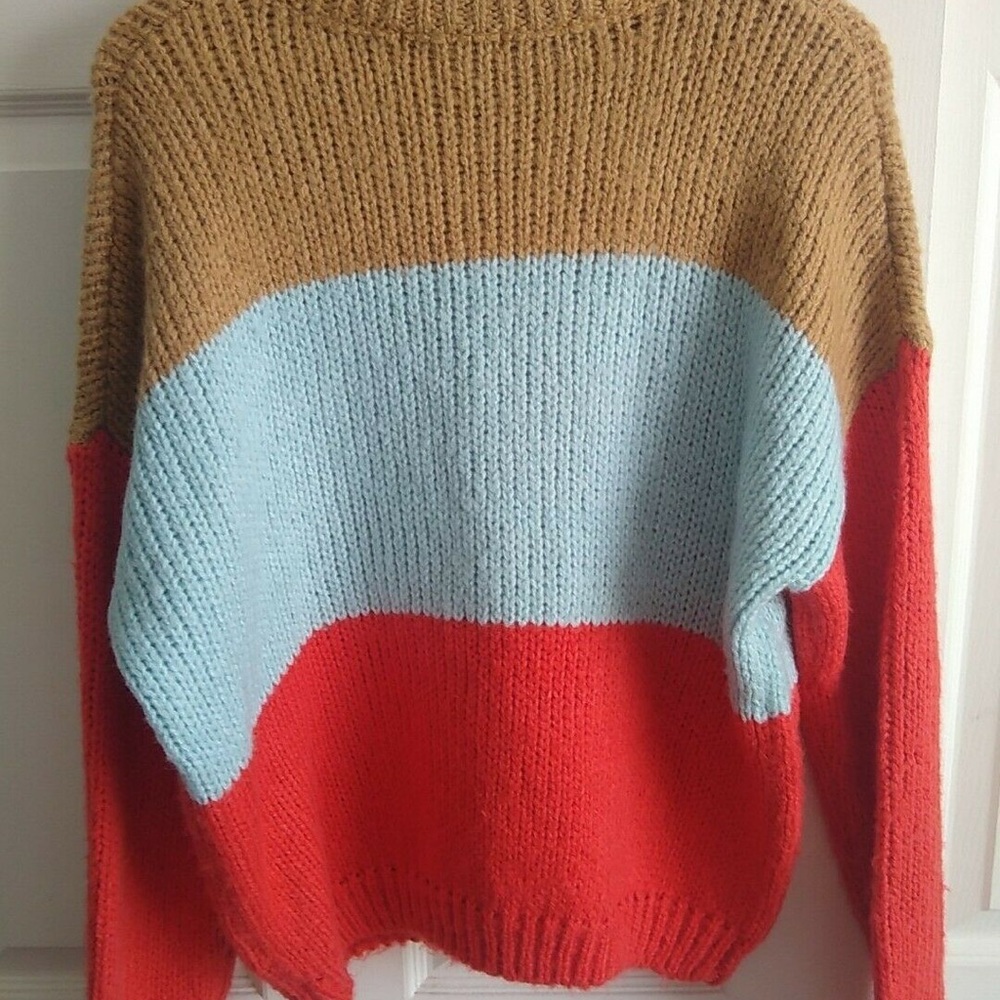 Nordstrom | Woven Heart Turtleneck Sweater - Picture 3 of 5